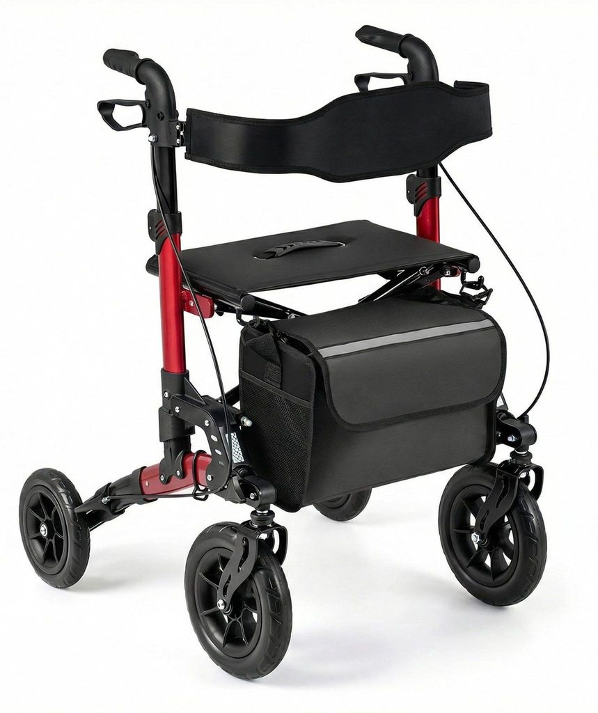 2-in-1 rolstoel en scootmobiel, opvouwbaar, draagvermogen Productafbeelding 