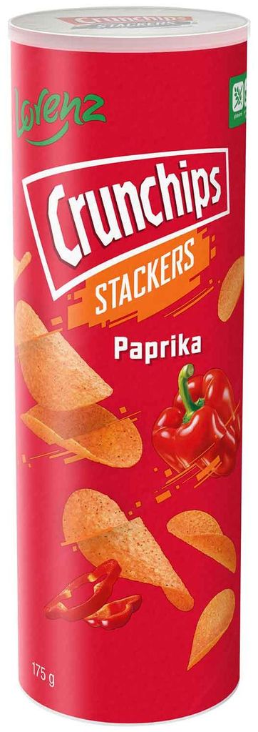 Crunchips Stackers Paprika 175g Produktbild 