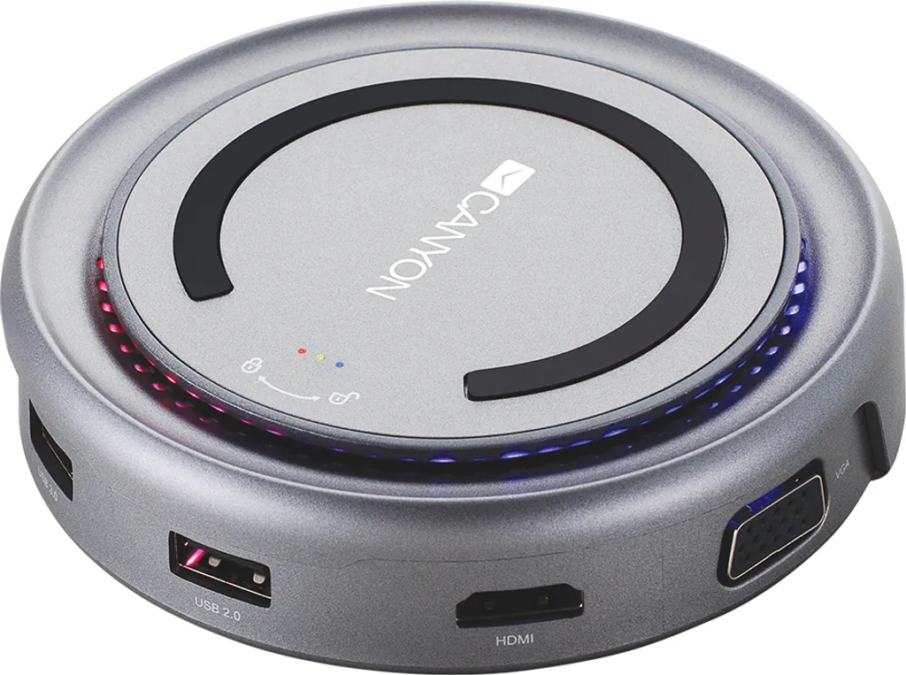 Station USB 3.2 Gen 1 Type-C Canyon CNS-TDS07DG Haute Vitesse Gris