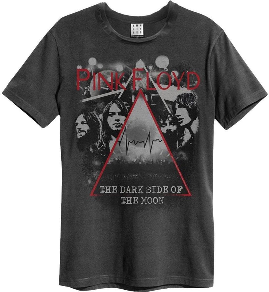 Amplified - "Pyramid Faces" T-Shirt für Herren/Damen Uni GD1558 (S) (Holzkohle)