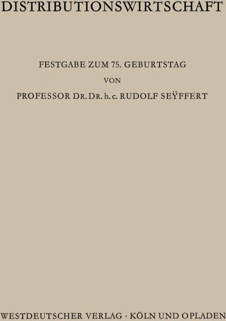 Distributionswirtschaft
