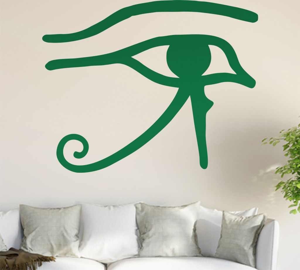 Re - Auge des Re - Aton Wandtattoo in 6 Größen - Wandaufkleber Wall Sticker - Dekoration, Küche, Wohnzimmer, Schlafzimmer, Badezimmer