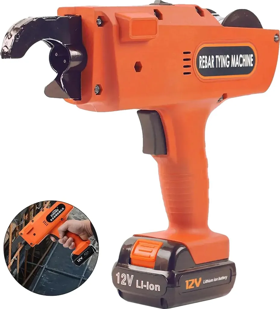 Ligueuse à barres d'armature automatique 12V avec batterie 13200mAh