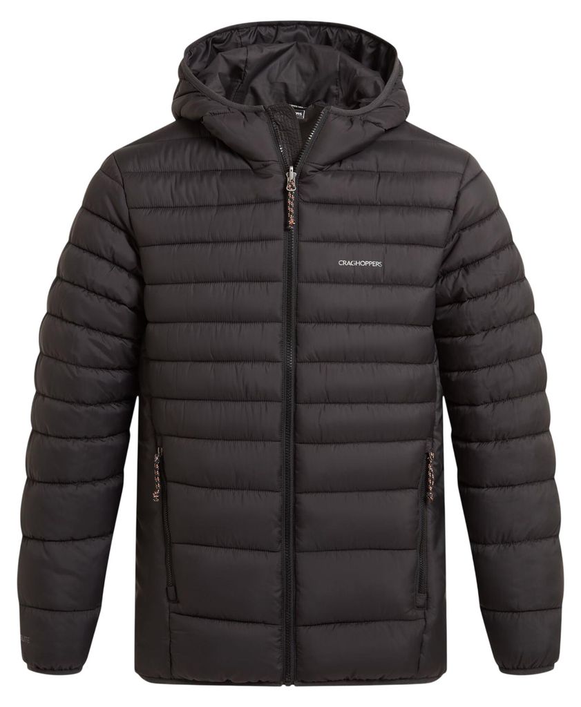 Craghoppers - "Compresslite IX" Steppjacke für Herren, mit Kapuze CG2585 (3XL) (Schwarz)