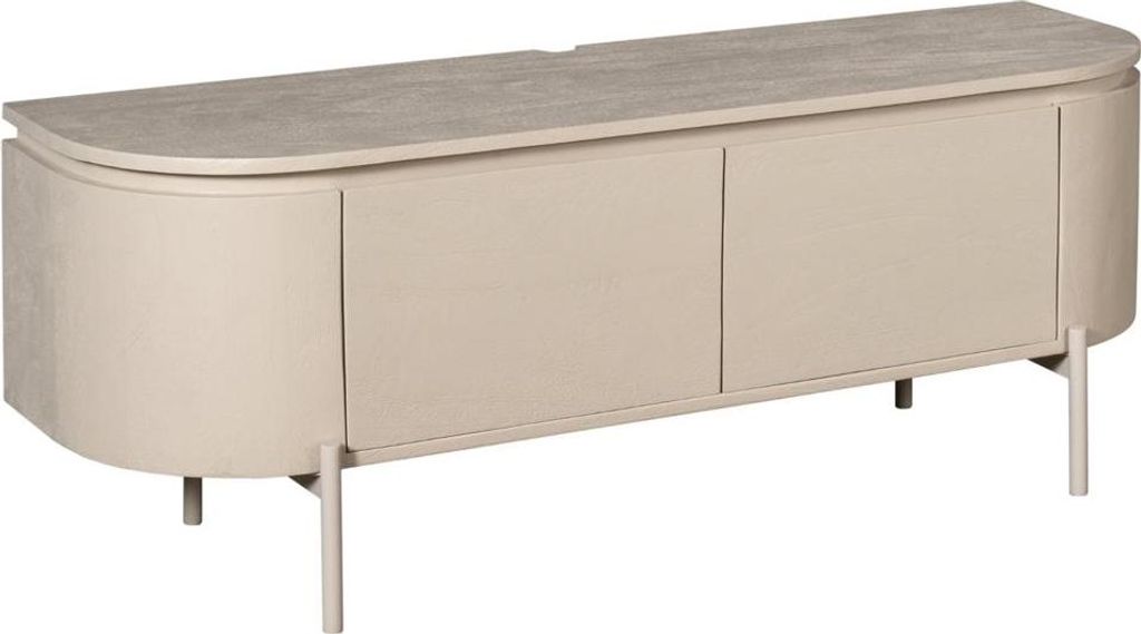 Magnificent Sand TV-Möbel Mangoholz Sand, Masse:120 cm X 35 cm