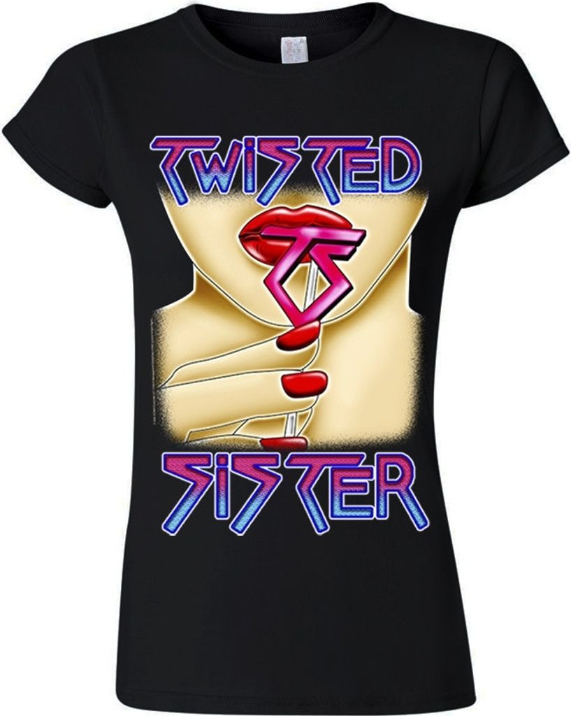 Twisted sister love is for suckers T-Shirt, Frauen