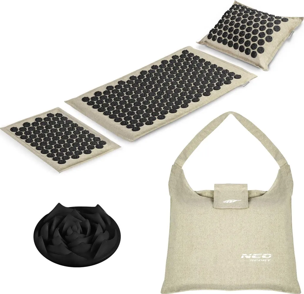 Tapis de massage acupression Neo-Sport NS-902 pour relaxation du dos