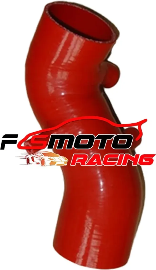 Tubo Aspirazione Silicone Rinforzato Rosso - Resistenza Calore Estrema