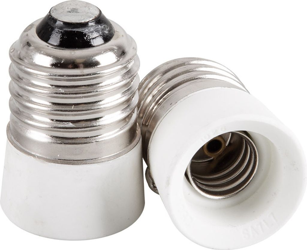 2x Lampensockel Adapter Konverter E27 Fassung auf E14 Produktbild 