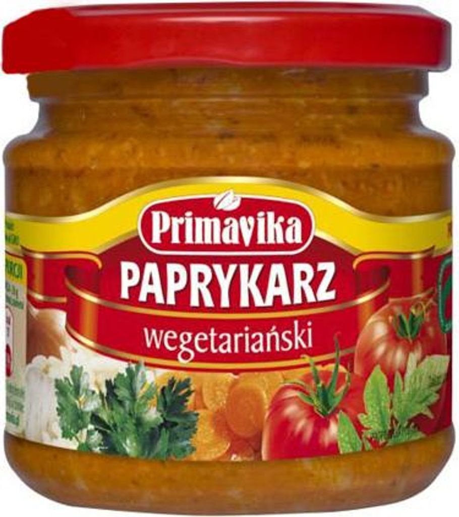 PAPRYKARZ WEGAŃSKI Z RYŻEM BEZGLUTENOWY 160 g - PRIMAVIKA