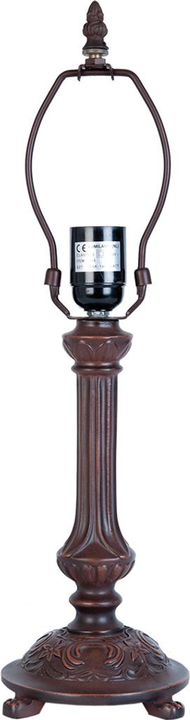 LumiLamp 5LL-5794 Tischlampe Ø 16x47 cm E27-60W Braun Produktbild 