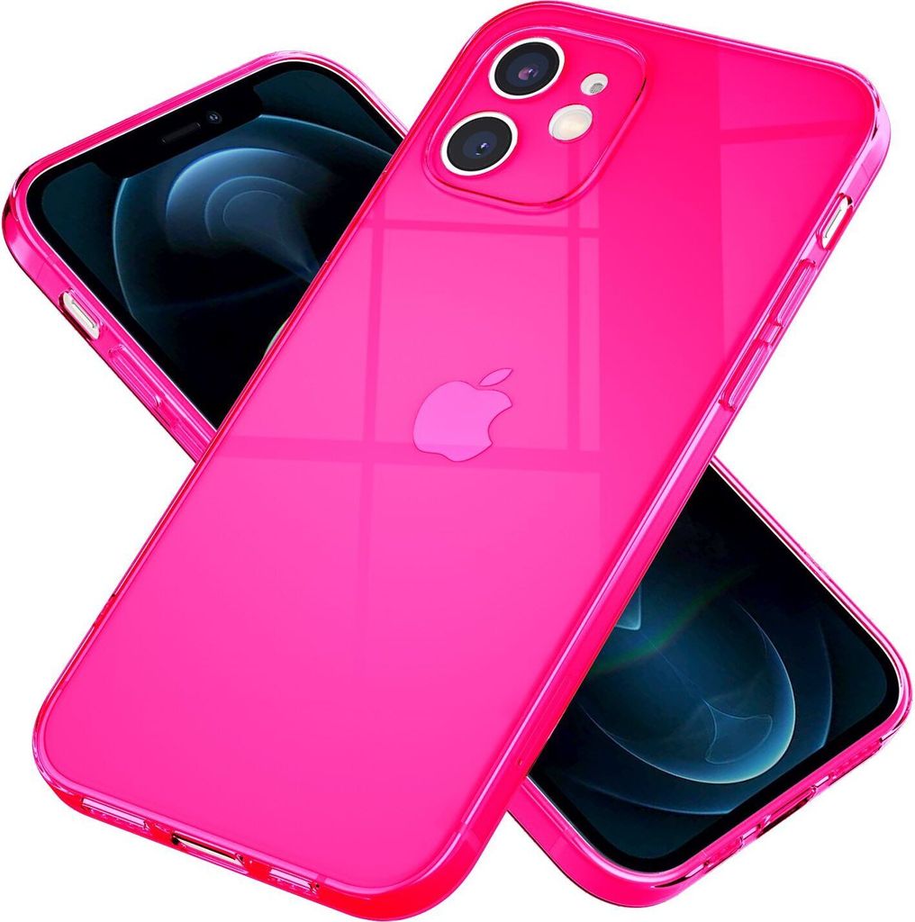 NALIA Klare Neon Handy Hülle für iPhone 12 Mini, Bunt Produktbild 