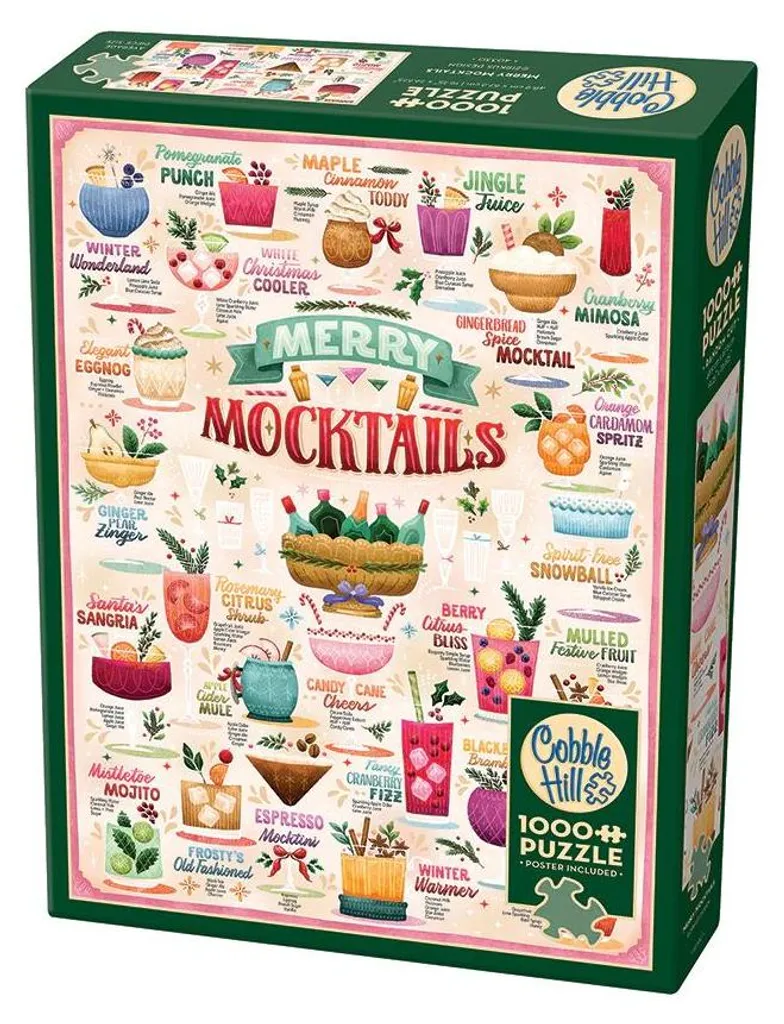 Puzzle Mocktails Joyeux 1000 Pièces - Impression Haute Définition et Mat