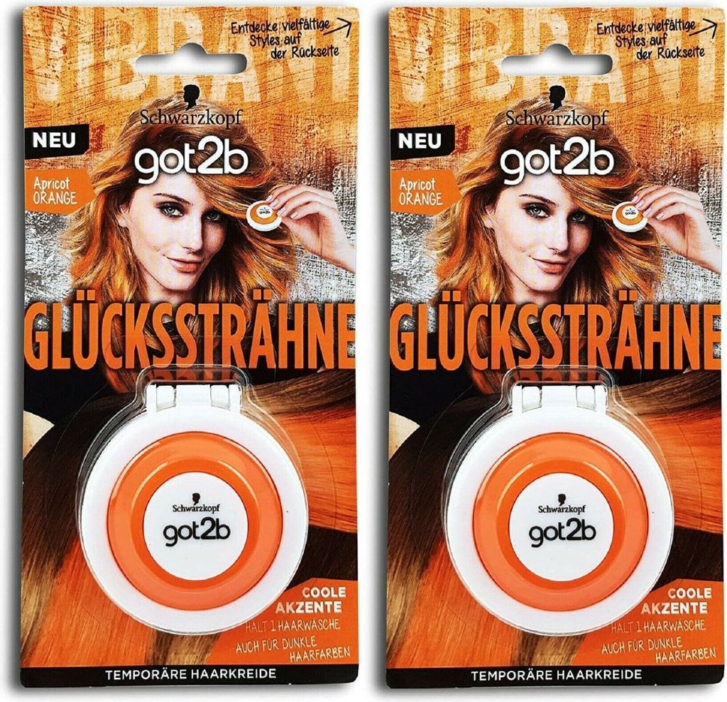Schwarzkopf got2b Glückssträhne Apricot Orange 3,5g -  2-er Produktbild 