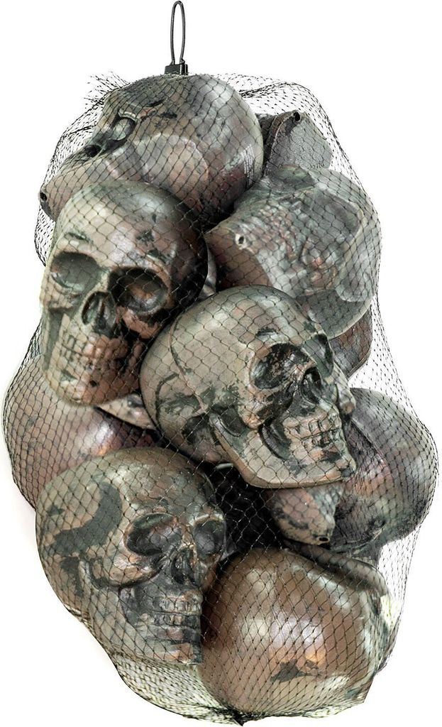 Schädel Set - Skelett Totenkopf Halloween Deko