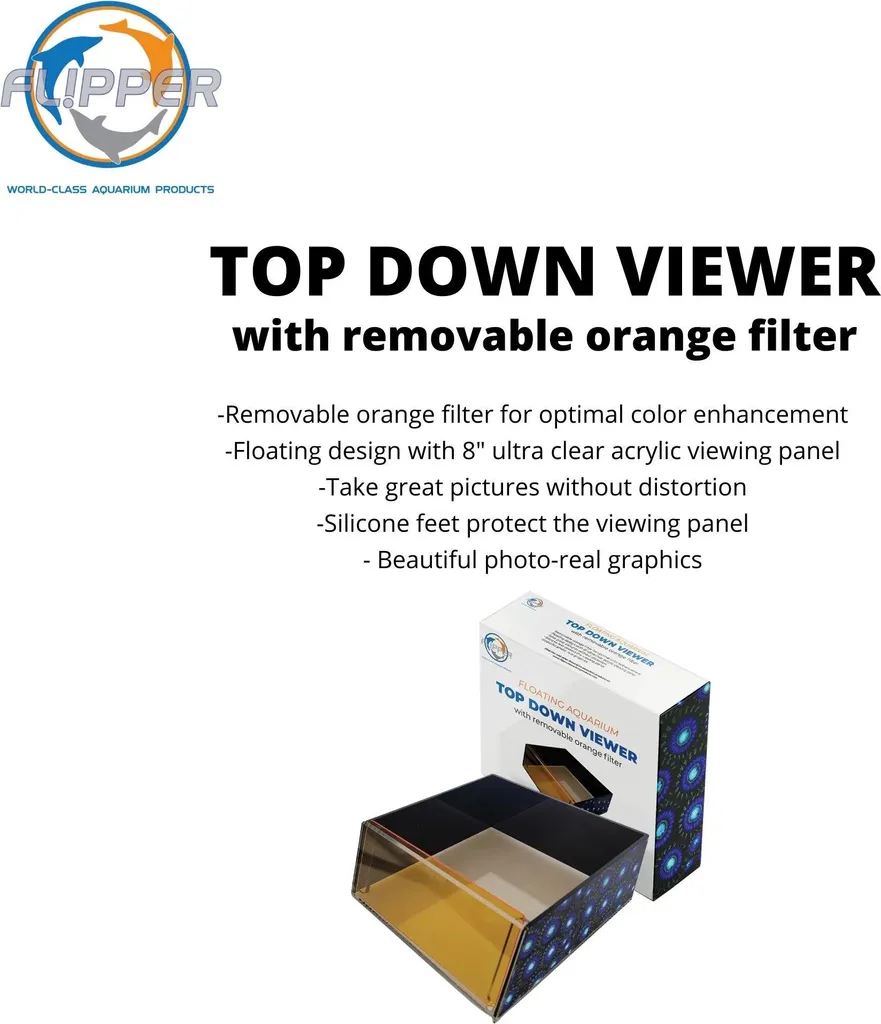 Visionneuse Flipper Top-Down Viewer : Finis les Reflets dans l'Aquarium