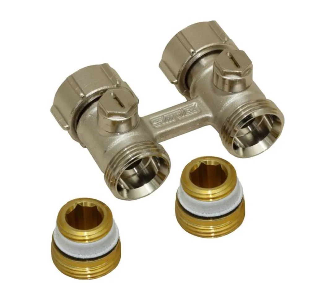 Raccord de chauffage Simplex G3/4 pour installation bitube efficace - 3
