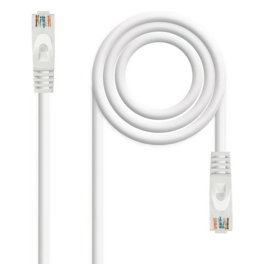 NanoCable 10.20.1803-BL - Ethernet Netzwerkkabel RJ45 LSZH Kat.6A UTP, AWG24, 100% Kupfer, Alogenfrei, Weiß, 3.0m Patchkabel