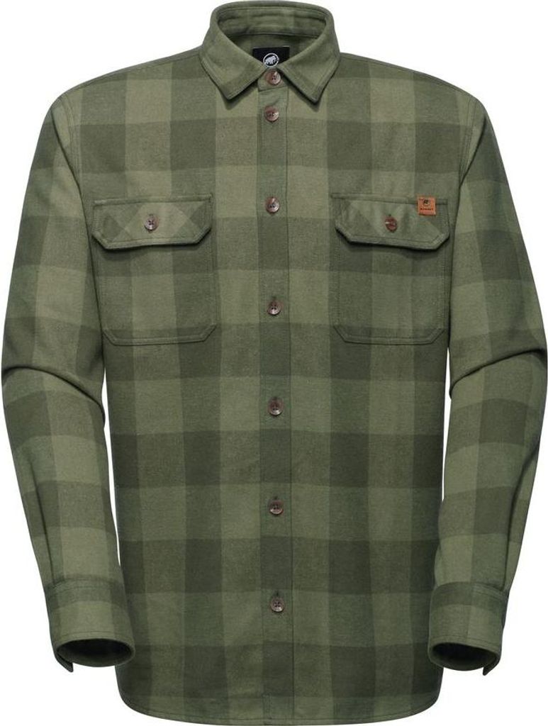 Tamaro Longsleeve Shirt Men, Longsleeve Shirt Herren - Mammut, Farbe:marsh-dark marsh, Größe:M