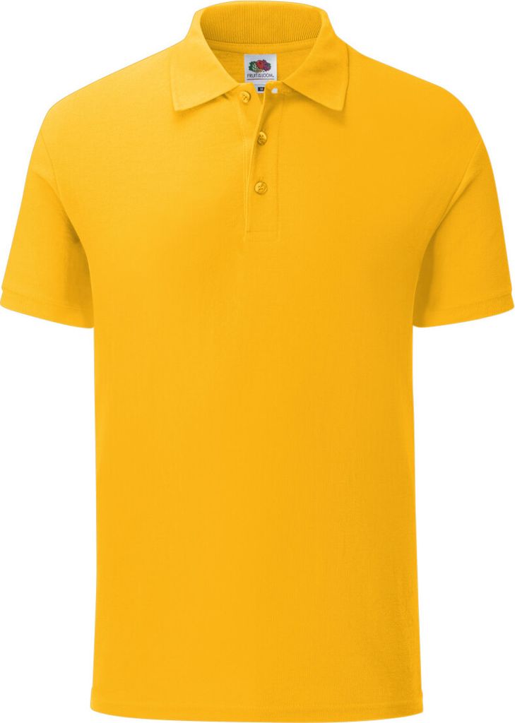 Fruit Of The Loom Herren Poloshirt Iconic RW6516 (3XL) (Sonnenblumengelb)