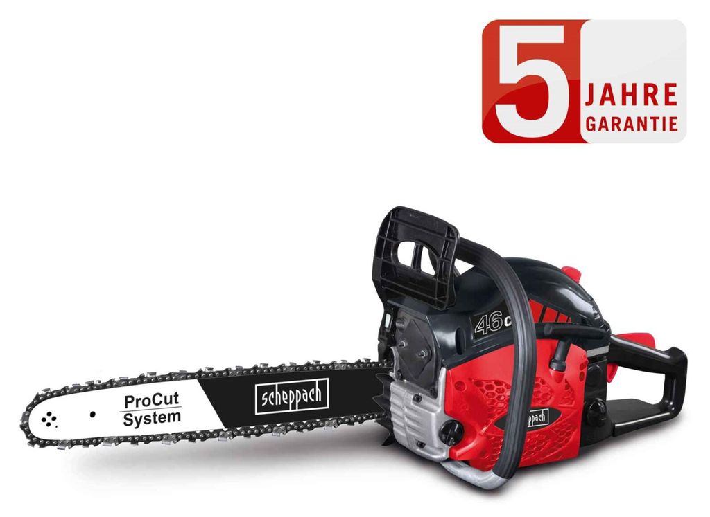 Scheppach CSH46 Kettensäge, 2-Takt Benzinmotor, 2000 Watt, Produktbild 