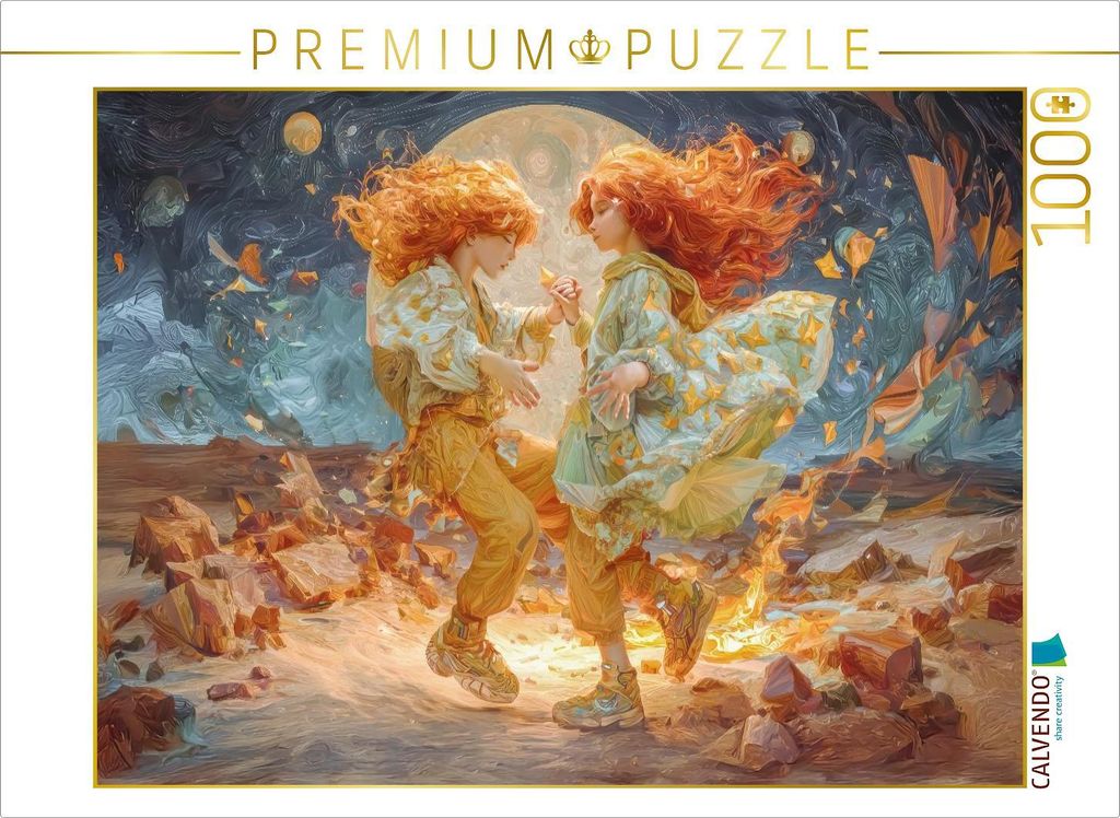 CALVENDO Puzzle Anmutige Menschen | 1000 Teile Lege-Größe 64x48cm Foto-Puzzle für glückliche Stunden