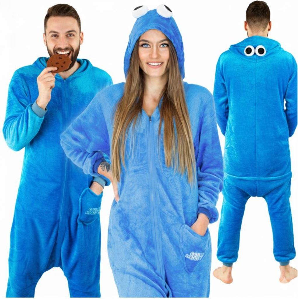 Piżama kombinezon kigurumi damska męska przebranie blue Zdjęcie produktu 