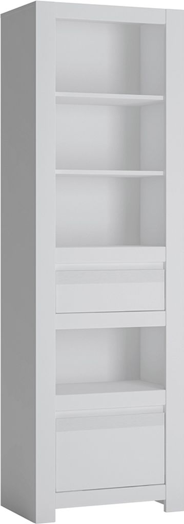 Regal mit 2 Schubladen, weiß NAVA-129