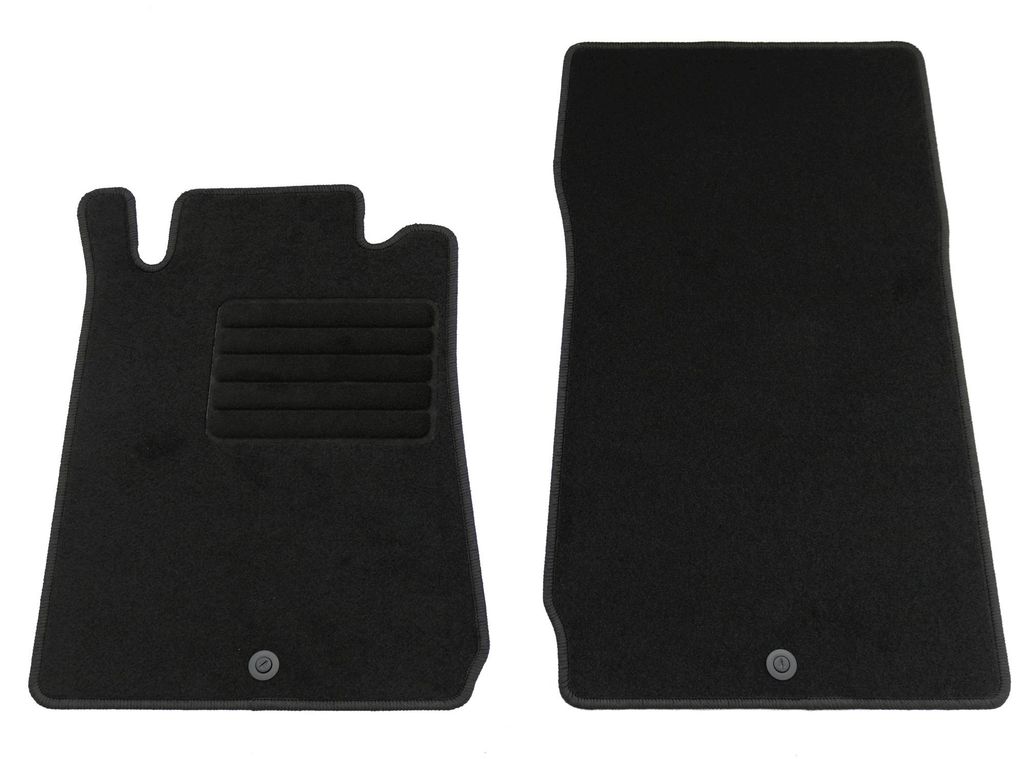 Fußmatten-Set für Mercedes SLK R170, 08/1998-02/2004, 2-teilig, Schwarz