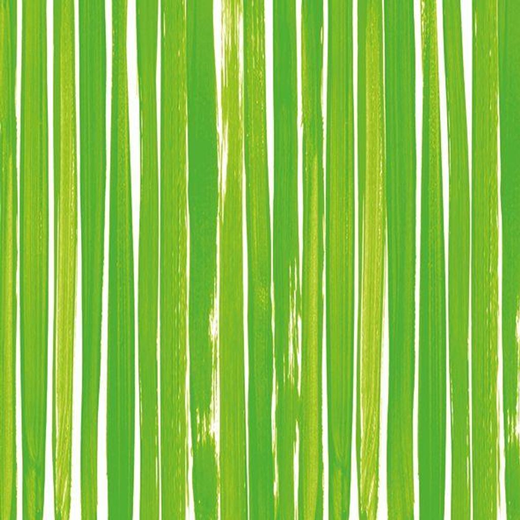 Braun & Company Serviette Brush Stripe grün 33 x 33 cm - 20er Pack