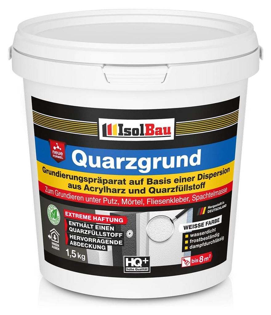 Isolbau Quarzgrund 1,5 kg Grundierung Beton Holz Fliesen Produktbild 