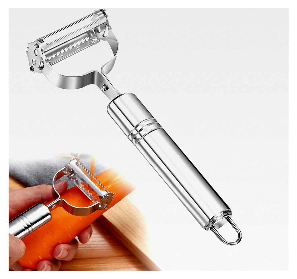 Kartoffelschäler - Universalschäler aus Edelstahl für Obst und Gemüse, spülmaschinengeeignet