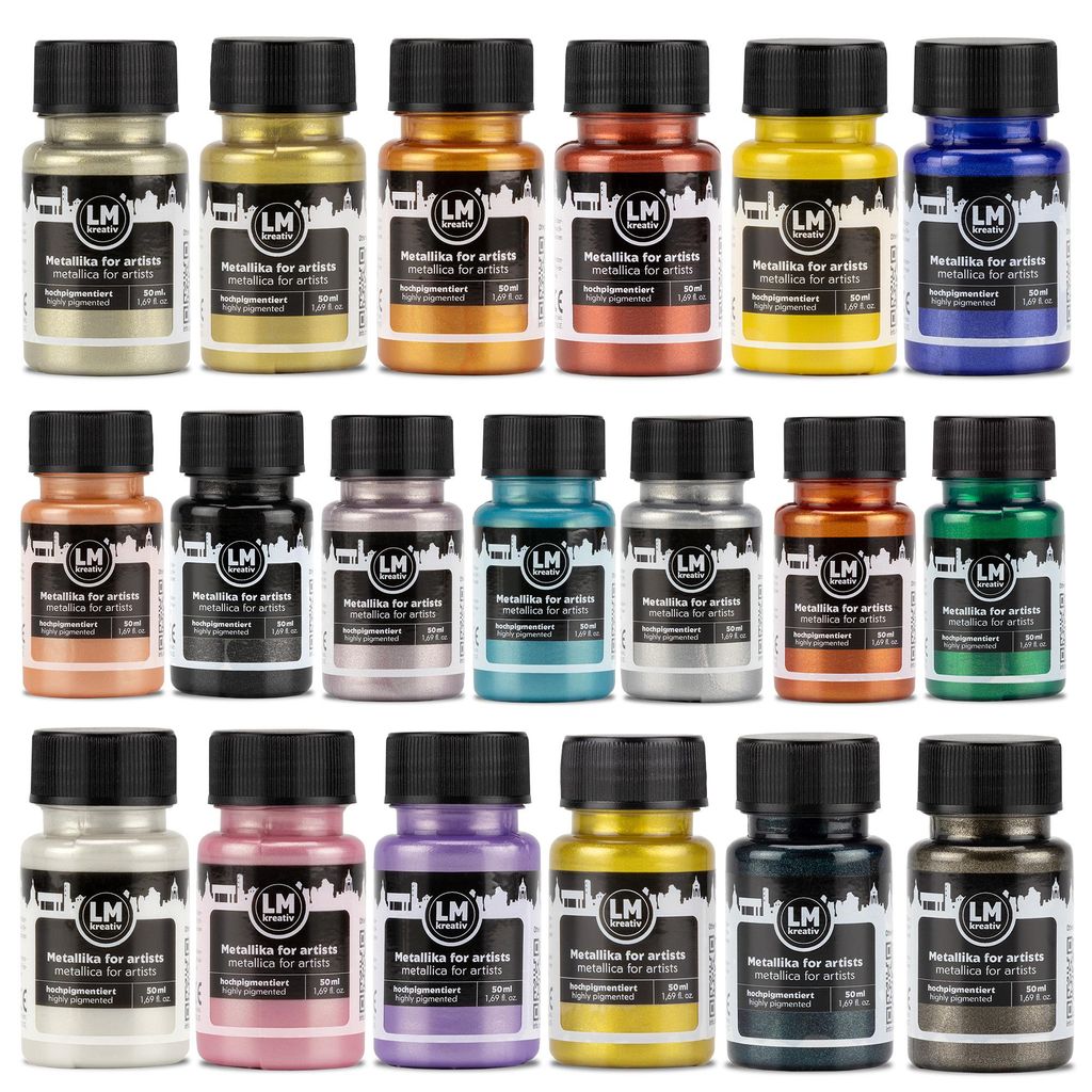 LM-Kreativ Metallika for Artists Set Color Fusion, 19 x 50 Produktbild  KI-generiertes Bild