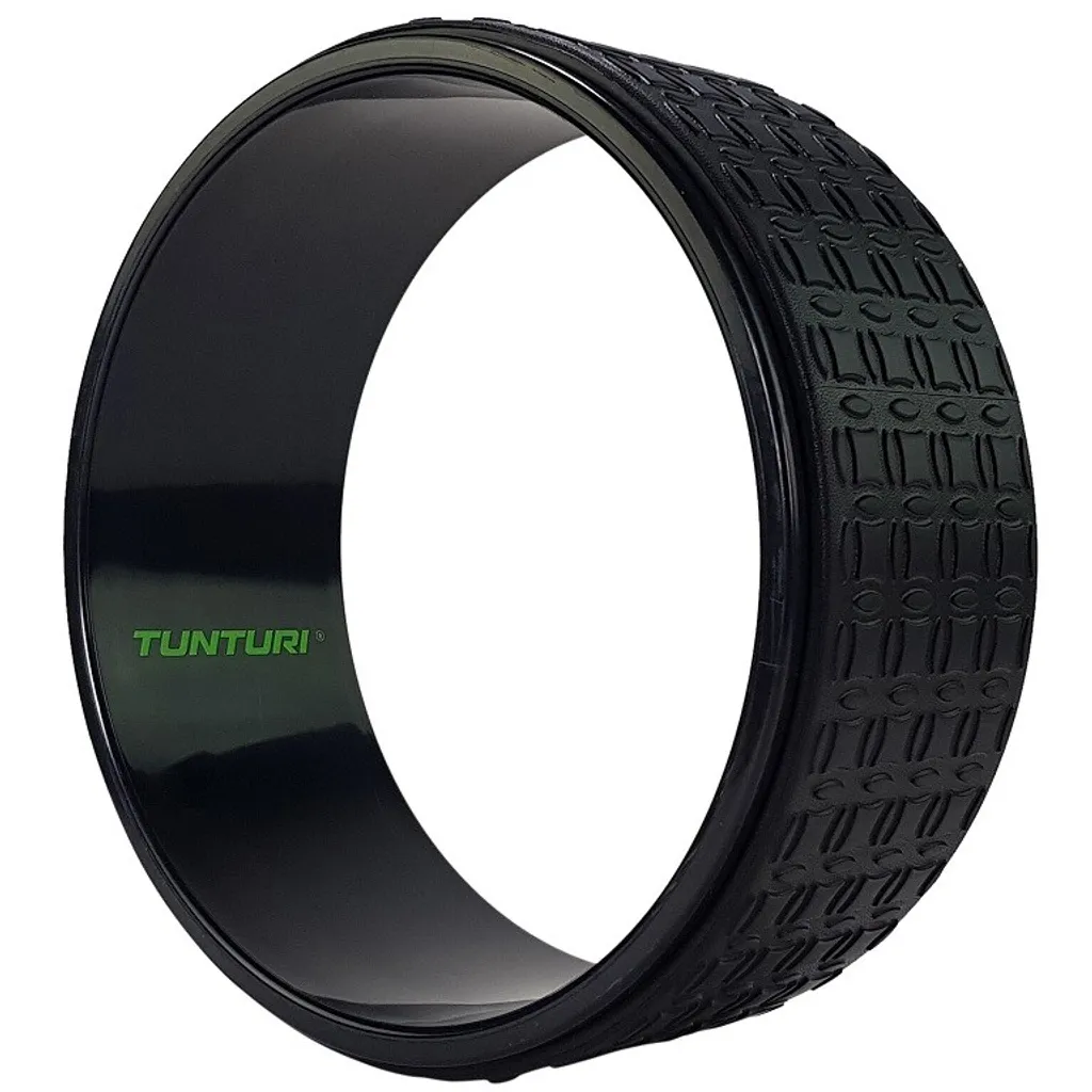 Tunturi Yoga Wheel Roue de Yoga en Mousse EVA Noir pour Étirements