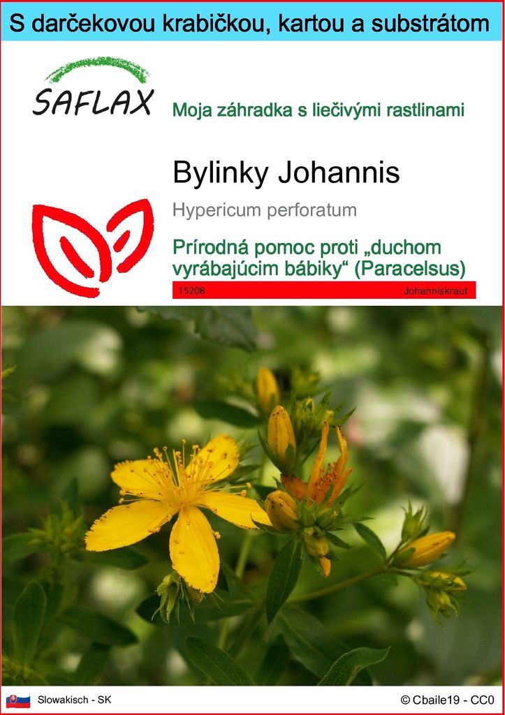 SAFLAX Darčeková sada - bylinky Johannis - Hypericum Obrázok produktu 
