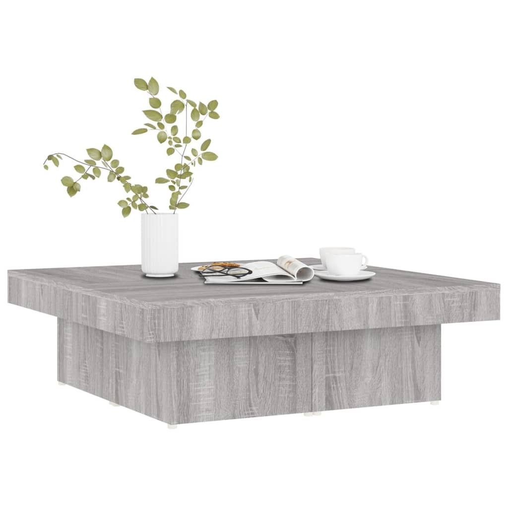 "2026 Aktion"Couchtisch - CLORIS - Wohnzimmertisch - Robust und langlebig - Grau Sonoma 90x90x28 cm Holzwerkstoff - NeuMöbel2599212