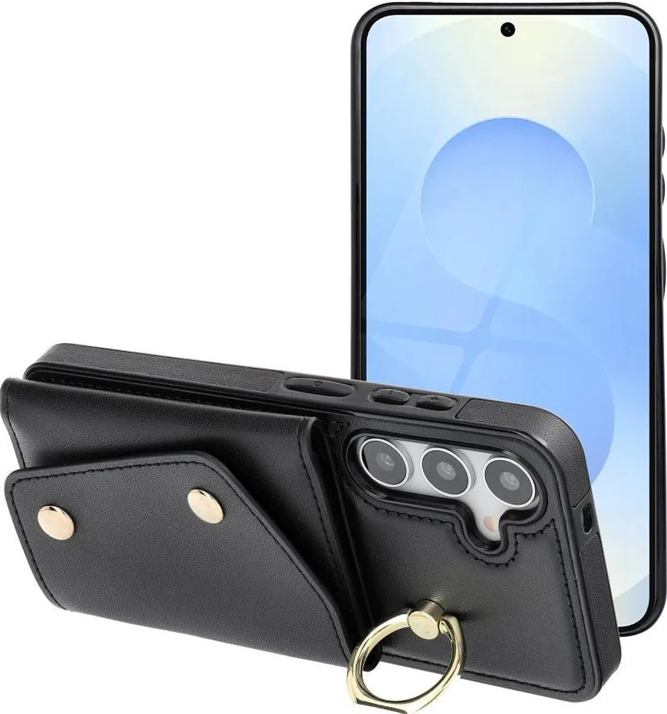 Custodia Samsung S25 EDGE WONDER Nero - Wallet Case All-in-One