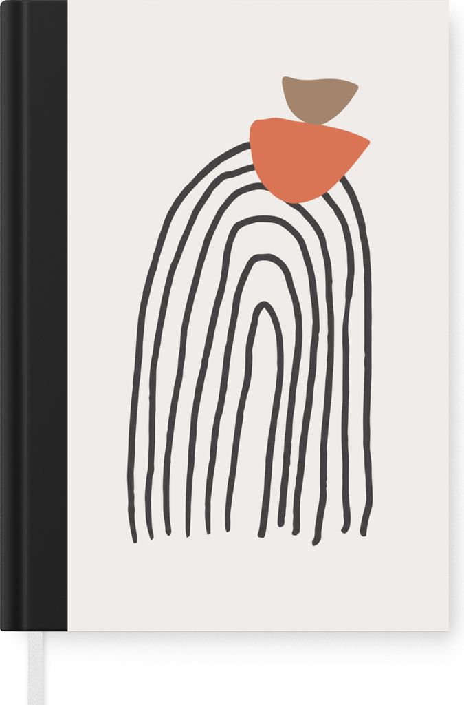 MuchoWow Notizbuch Tagebuch Haushaltsbuch Notebook A5 Sommer - Boot - Golf - Weiß - Notizblock - Notizheft - Notebook - Schreibblock - Papier
