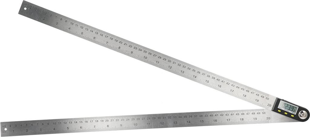 Digitaler Winkelmesser/Lineal 2-in-1 Goniometer/Winkelmesser mit Display für Automobile (0šC500 mm)