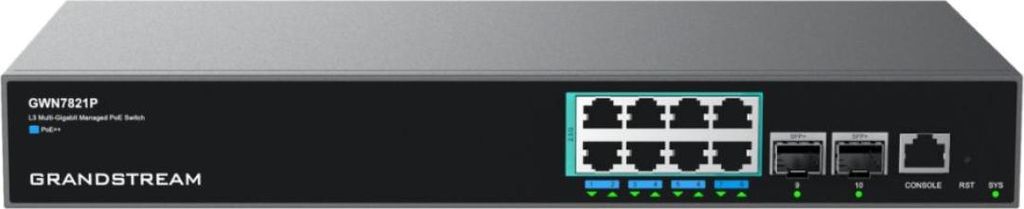 Switch Grandstream GWN7821P 24 Portas 8x 2.5 GbE PoE 240W