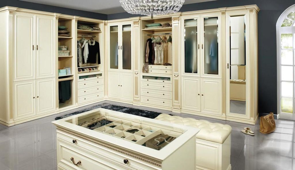 Ankleidezimmer Ankleideschrank L-Form Garderobenschrank Kleidungsschrank