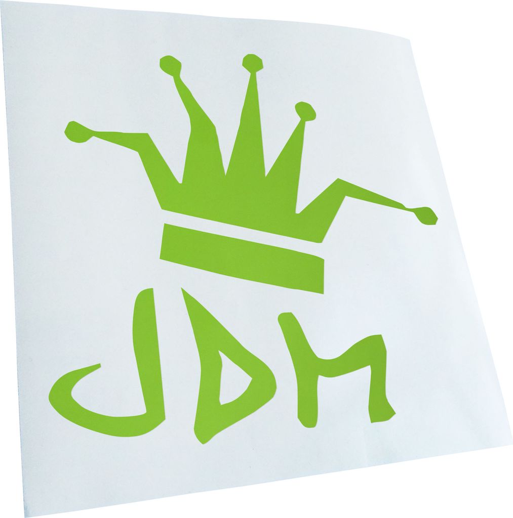 JDM/King - in 3 Größen erhältlich Heckscheibenaufkleber Carsticker Decal