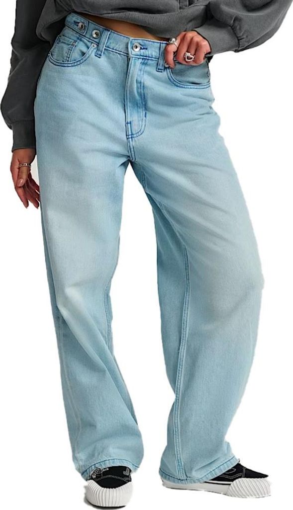 VANS CINCHED CHECK 5 BAGGY Blau
