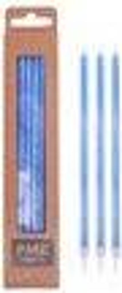 Lange marmorblaue Kerzen, 6 Stück