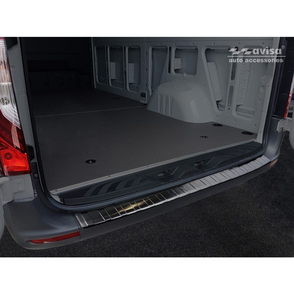 Avisa Ladekantenschutz Stoßstangenschutz 2/45198 Hinten passend für MERCEDES-BENZ Sprinter 3,5-T Kastenwagen (907, 910) Edelstahl