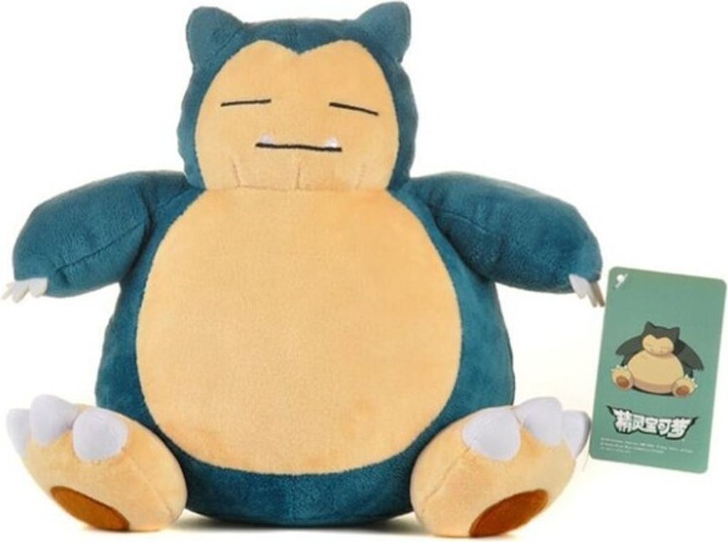 Relaxo Plüschtier 25 cm – Pokémon Kuscheltier – Weiches Produktbild 