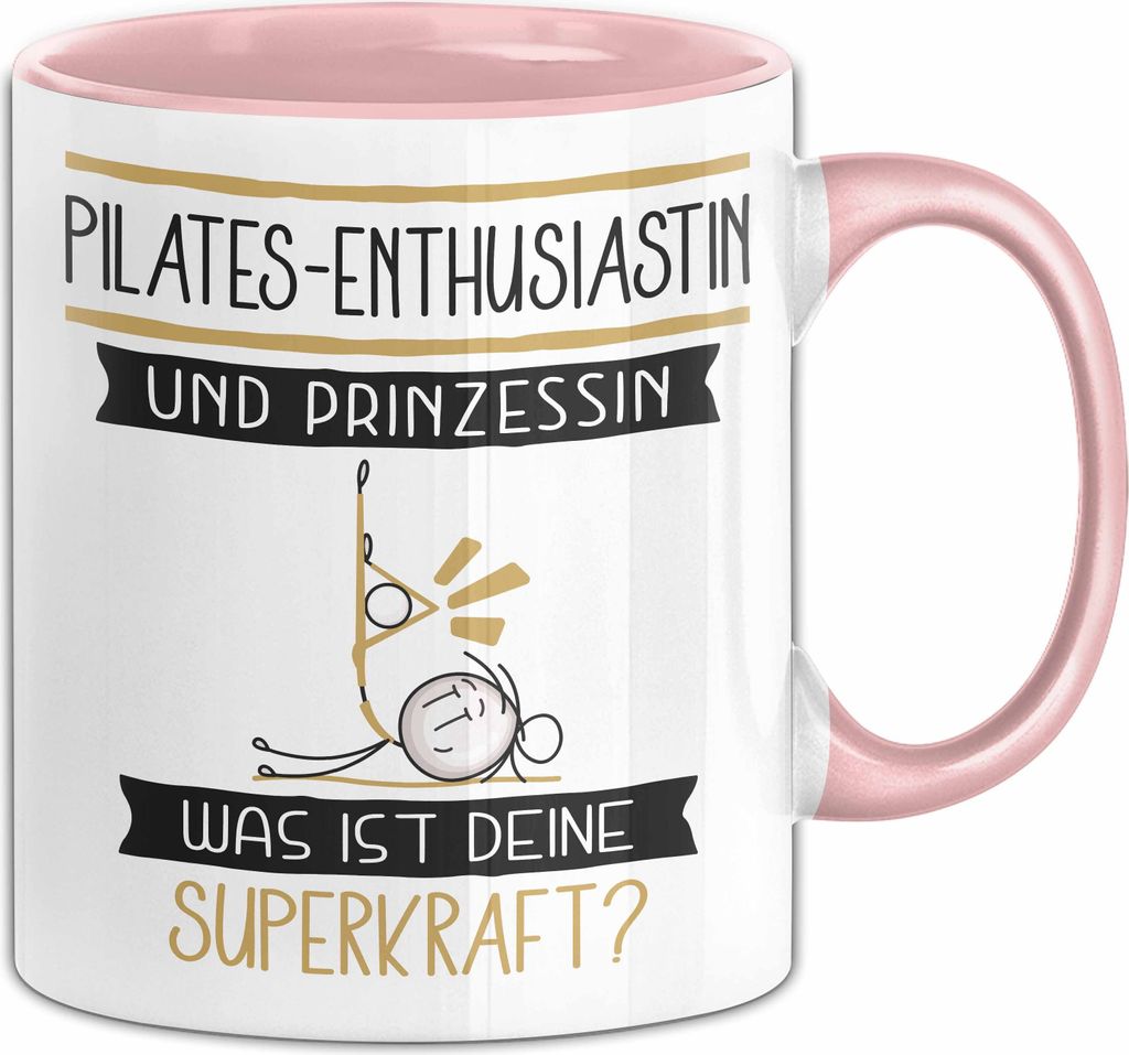 Pilates-Enthusiastin Und Prinzessin Tasse Geschenk Für Eine Produktbild 