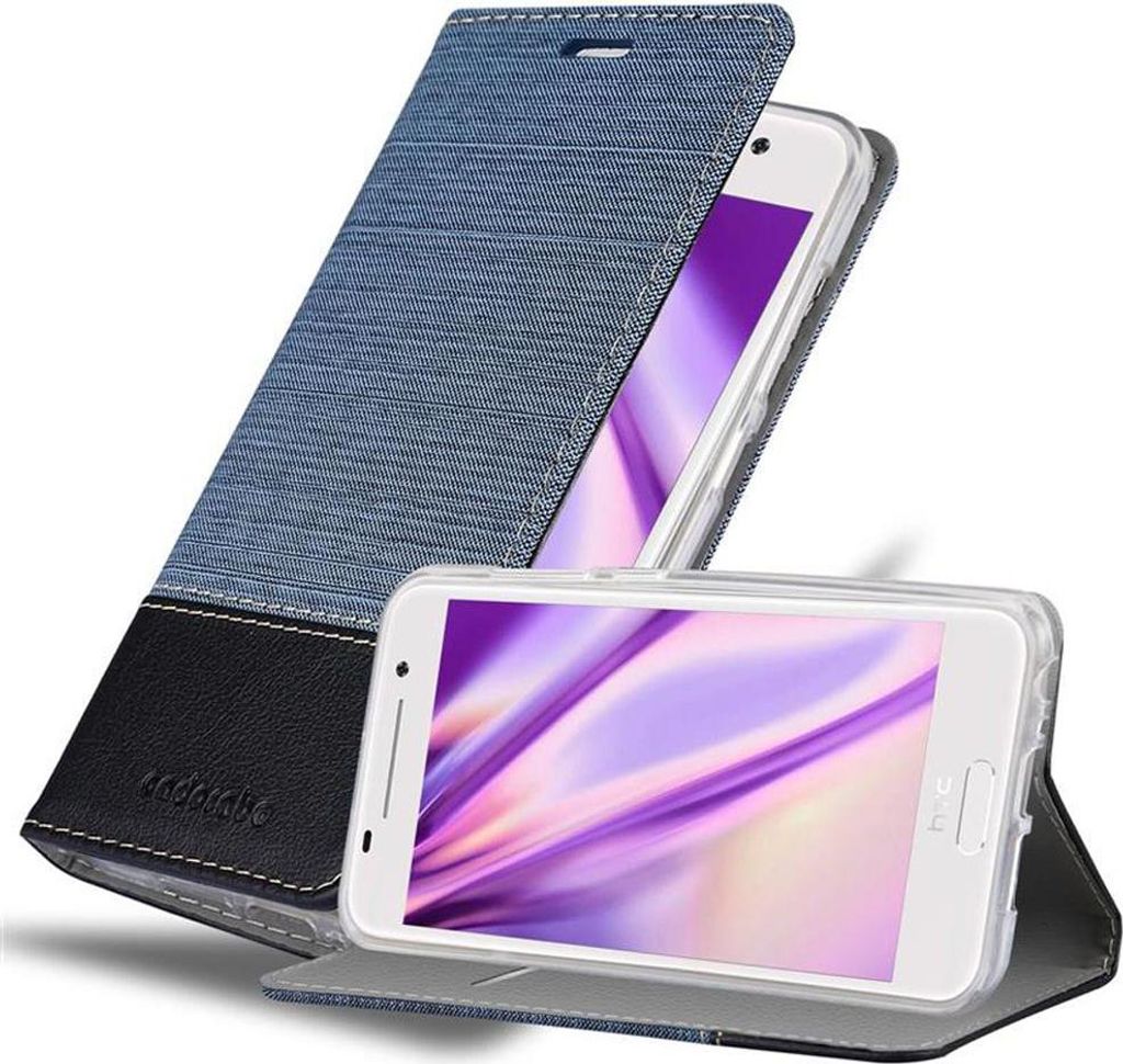 Cadorabo Hülle für HTC ONE A9 Schutzhülle in Blau Handy Hülle Etui Book Case Cover