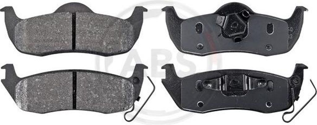 A.B.S. 37534 Bremsbelagsatz, Scheibenbremse OE K05080871AA kompatibel mit Cherokee, Commander