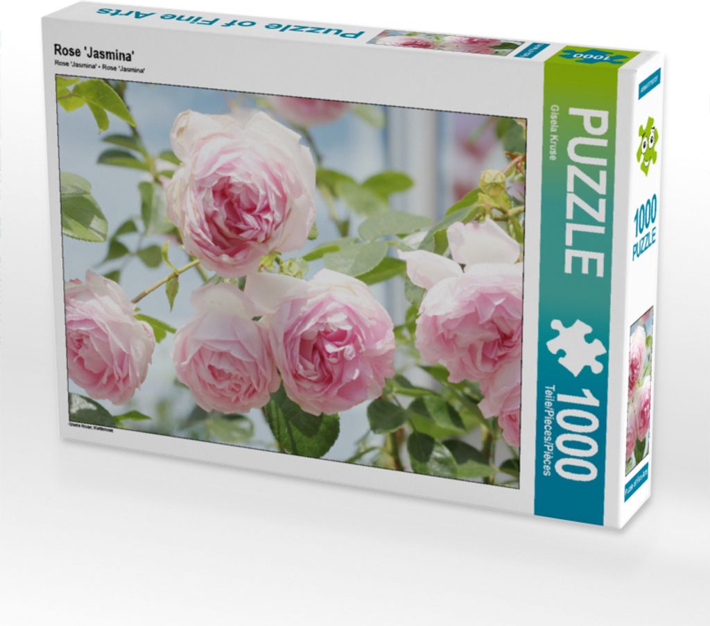 CALVENDO Puzzle Rose 'Jasmina' 1000 Teile Puzzle quer | 1000 Teile Lege-Größe 64x48cm Foto-Puzzle für glückliche Stunden